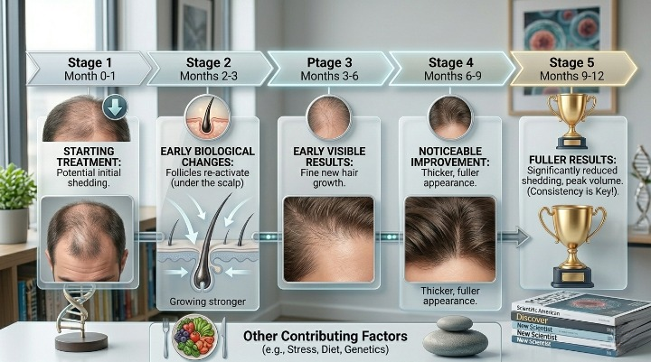 How Long Do Hair Loss Treatments Take to Work? A Realistic Timeline
