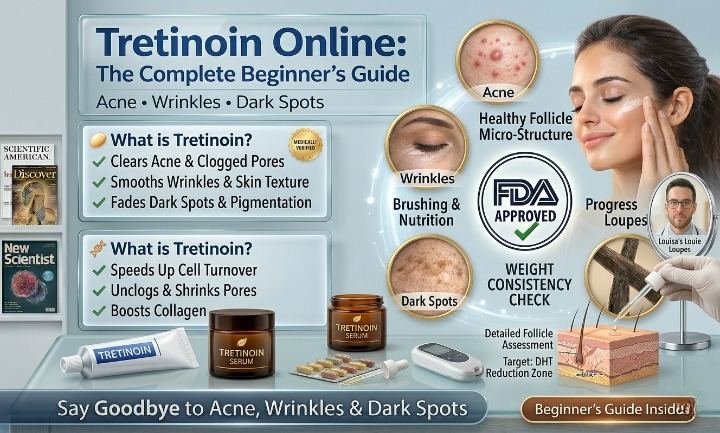 Tretinoin Online: The Complete Beginner’s Guide (Acne, Wrinkles, Dark Spots)