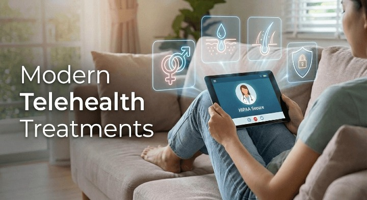 Modern Telehealth Treatments for Real-Life Problems (ED, Women’s Wellness, Skin, and Hair Loss)